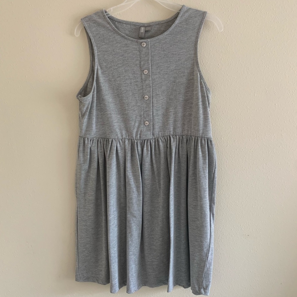 ASOS Sleeveless Button Smock Dress